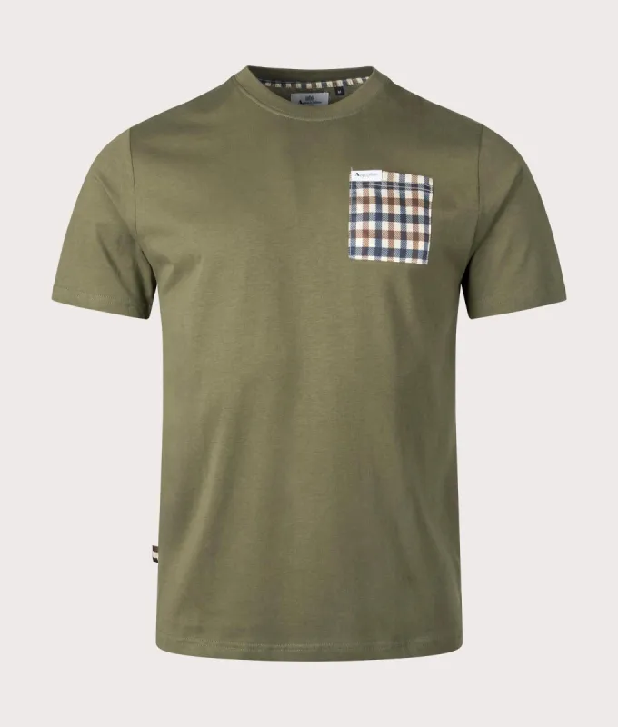 Active Club Check Pocket T-Shirt sold by EQVVS