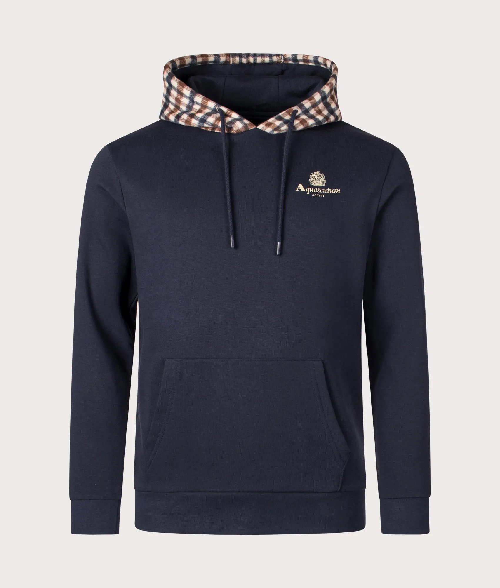 Active Club Check Merino Hoodie sold by EQVVS