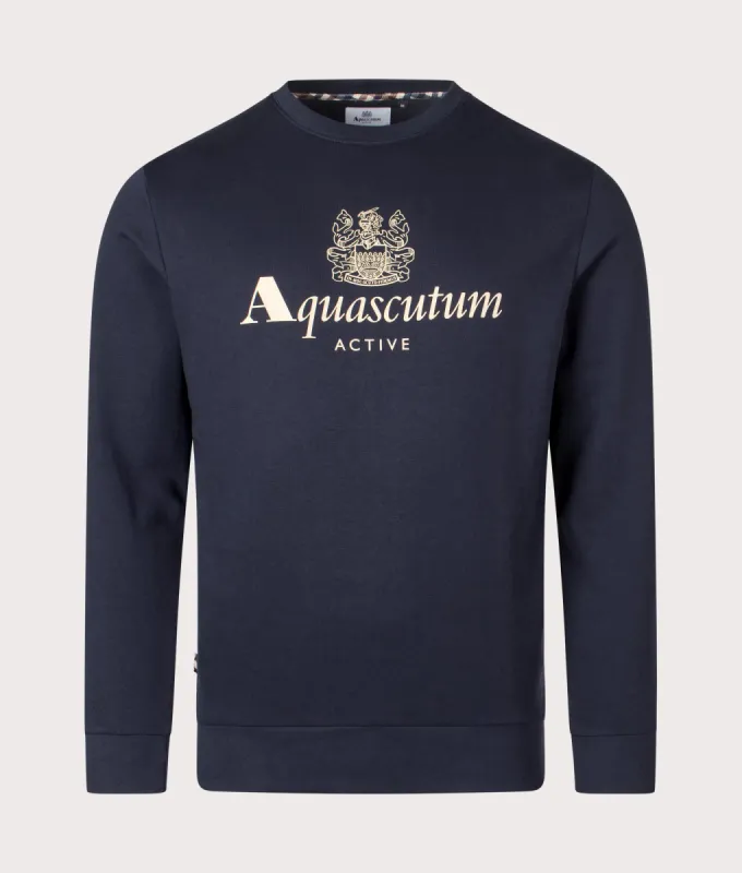 Active Big Logo Crewneck Sweatshirt sold by EQVVS