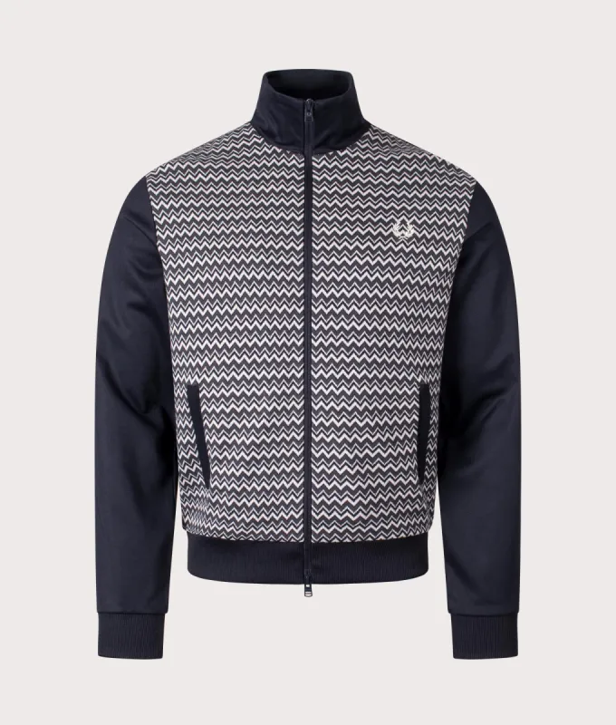Knitted Panel Track Top sold by EQVVS