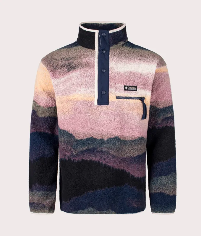 Helvetia II Printed Half Snap Fleece sold by EQVVS