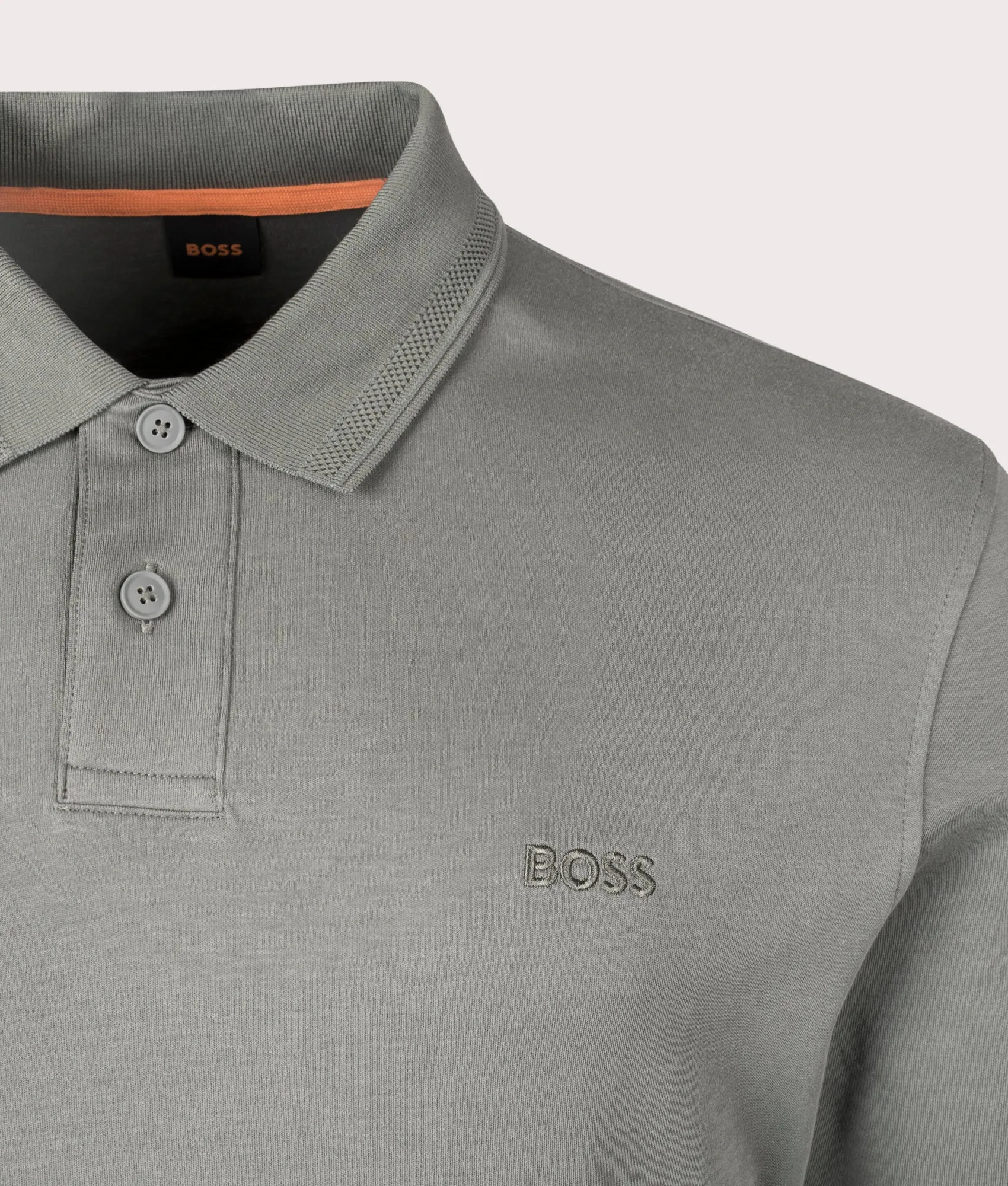 Pe Interlock Long Sleeve Polo Shirt sold by EQVVS product image thumbnail 2