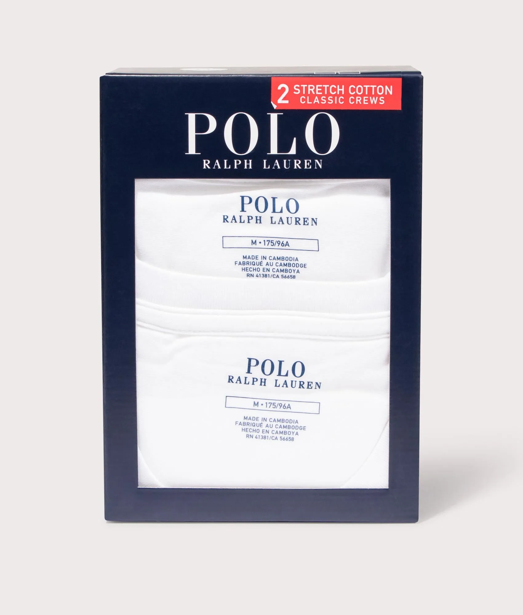 2 Pack Classic Crewneck Undershirt T-Shirt sold by EQVVS product image thumbnail 4