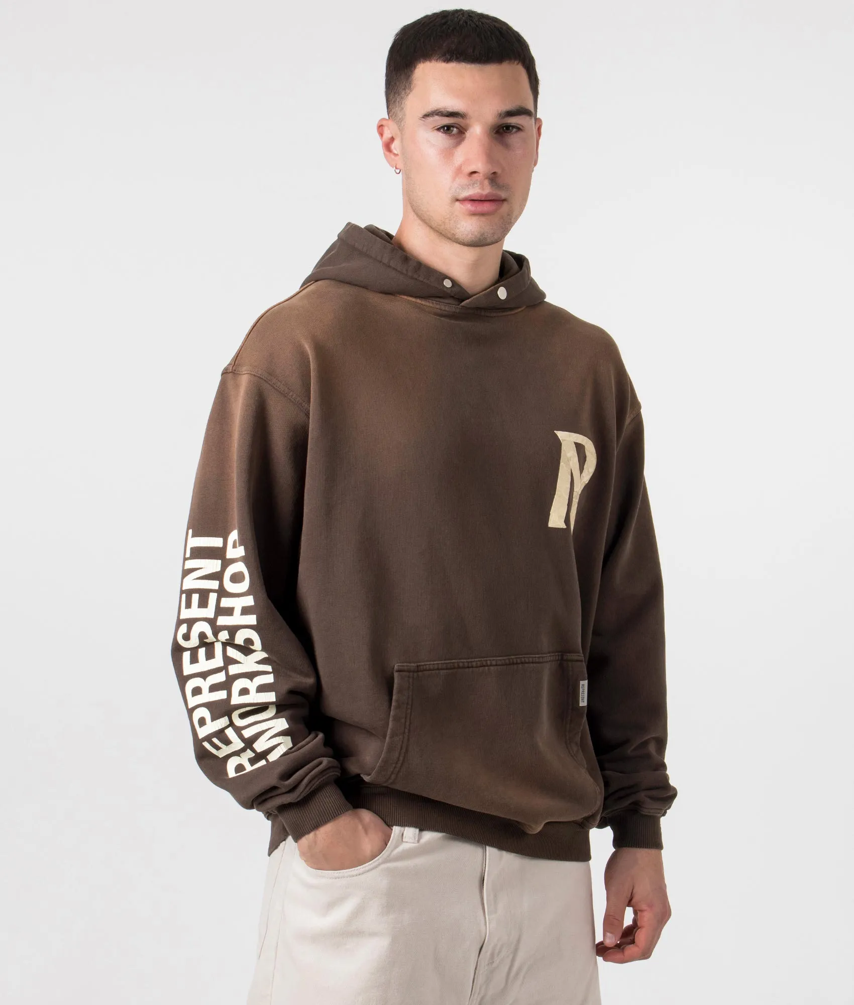 Masking Tape Initial Hoodie sold by EQVVS product image thumbnail 3