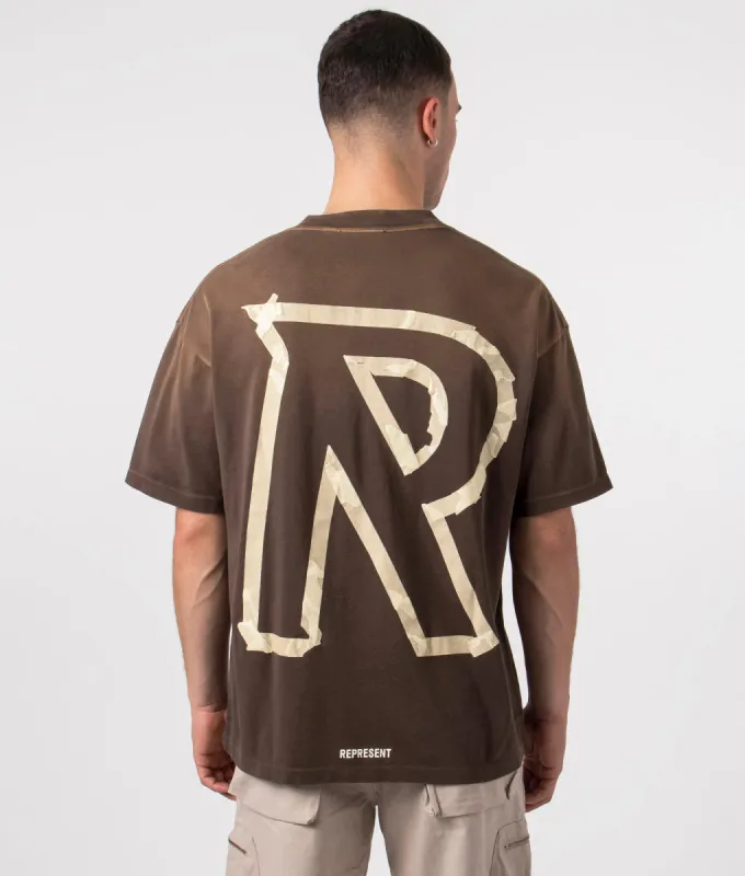Masking Tape Initial T-Shirt sold by EQVVS