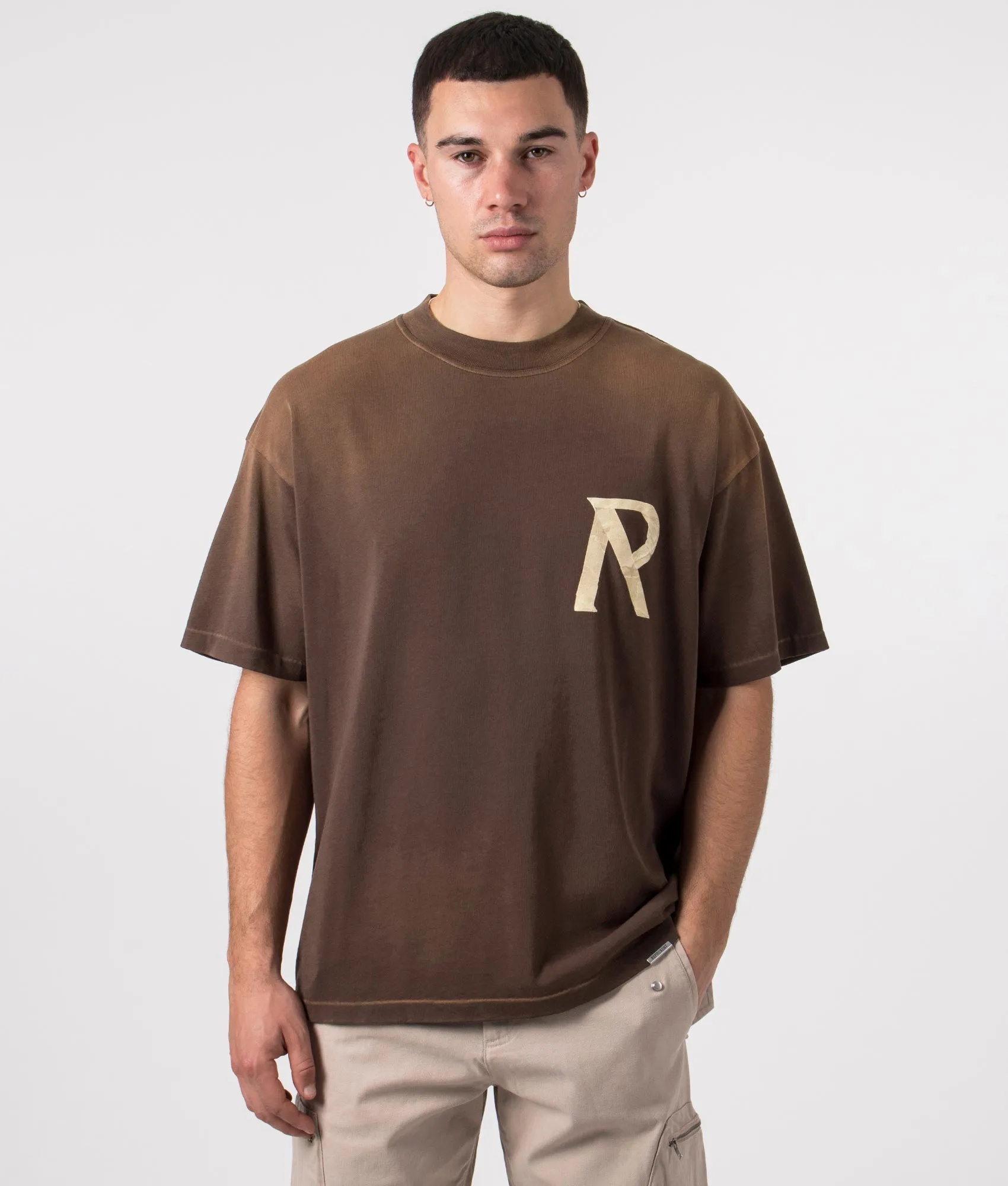 Masking Tape Initial T-Shirt sold by EQVVS product image thumbnail 2