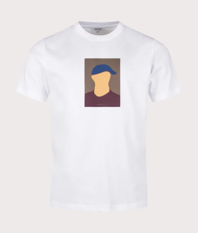Johannes Organic Cotton Cap Print T-shirt sold by EQVVS