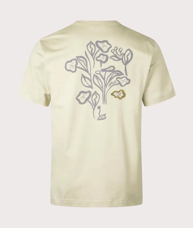 Holger Organic Cotton Poppy T-Shirt sold by EQVVS