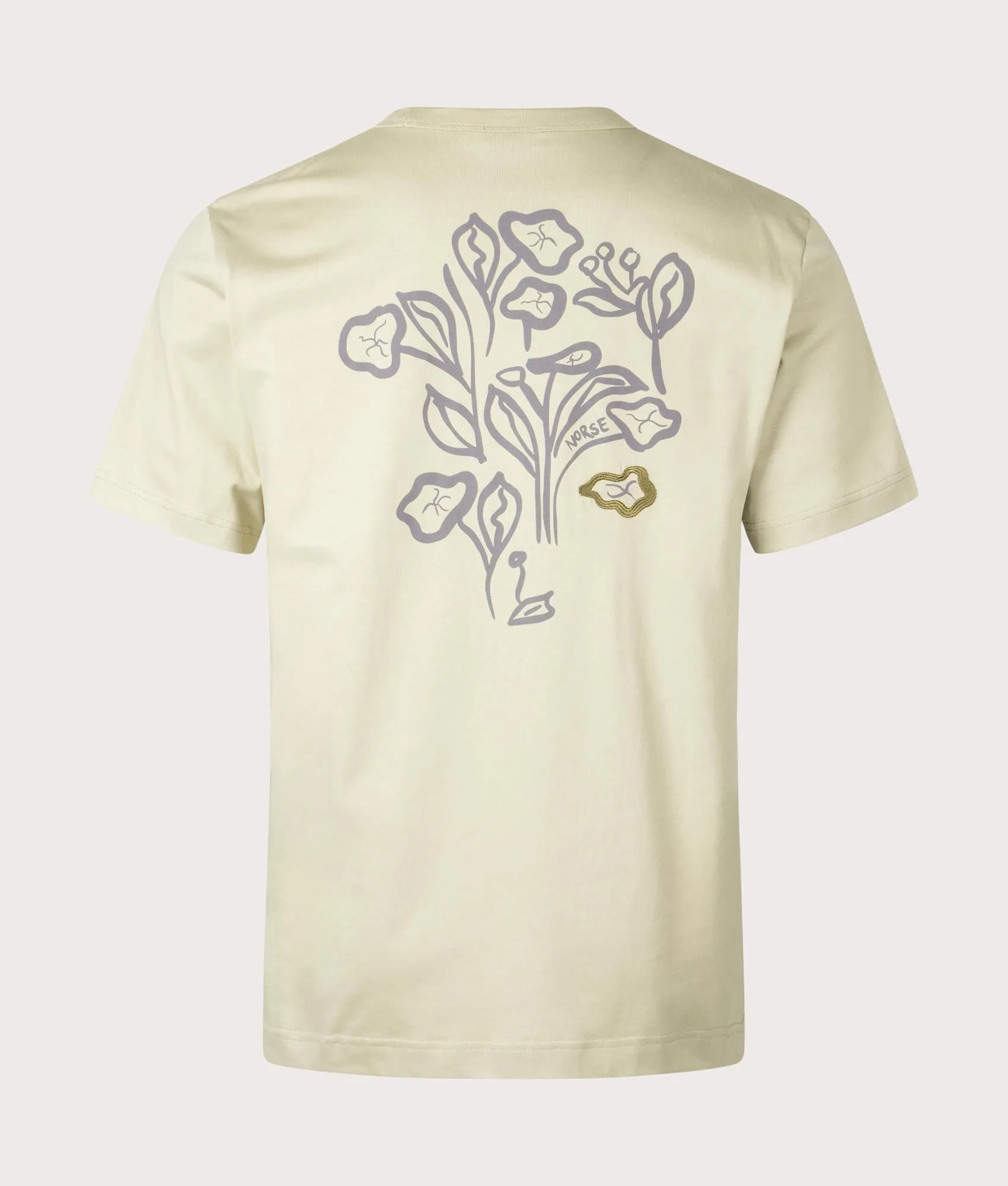 Holger Organic Cotton Poppy T-Shirt sold by EQVVS