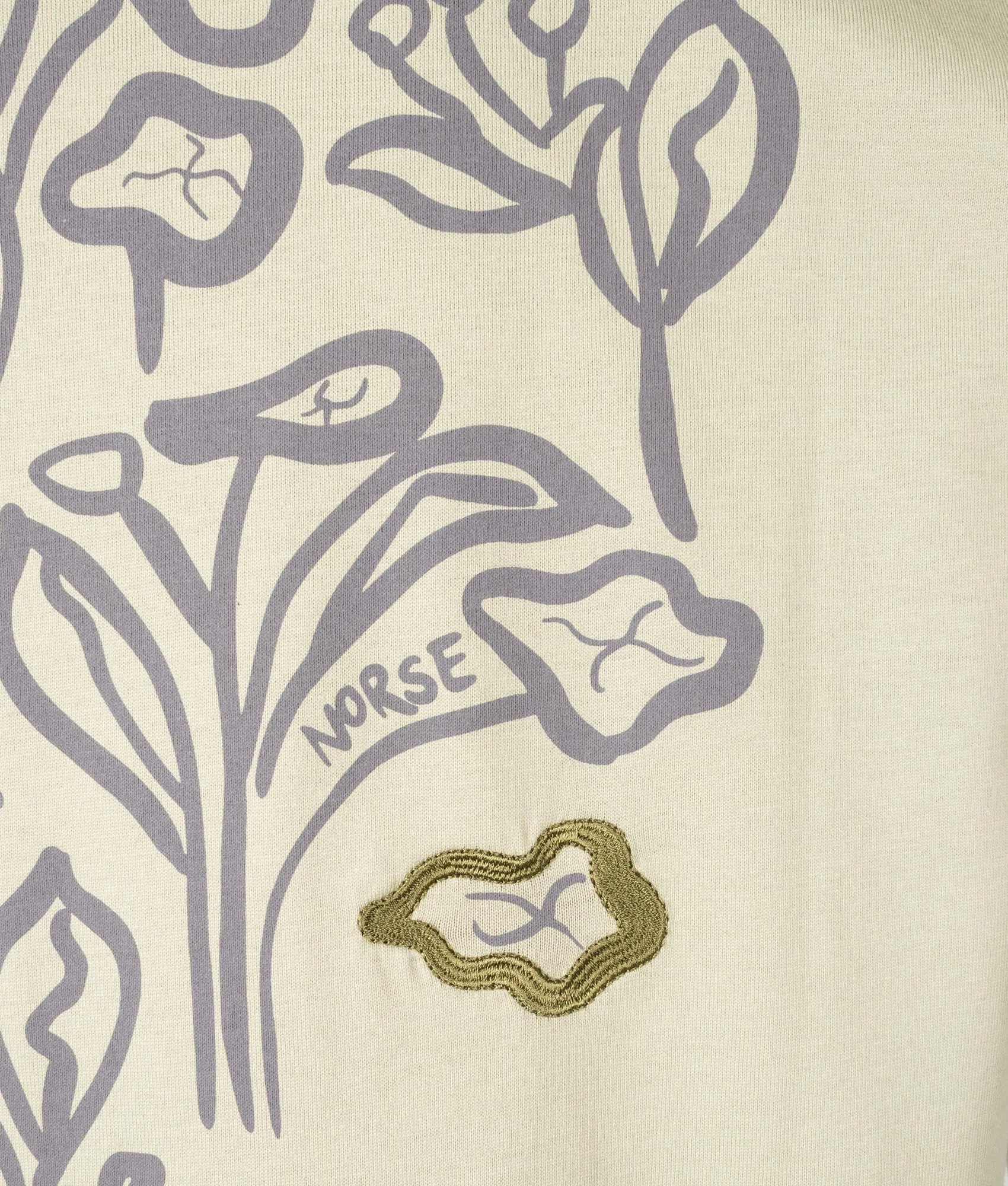 Holger Organic Cotton Poppy T-Shirt sold by EQVVS product image thumbnail 2