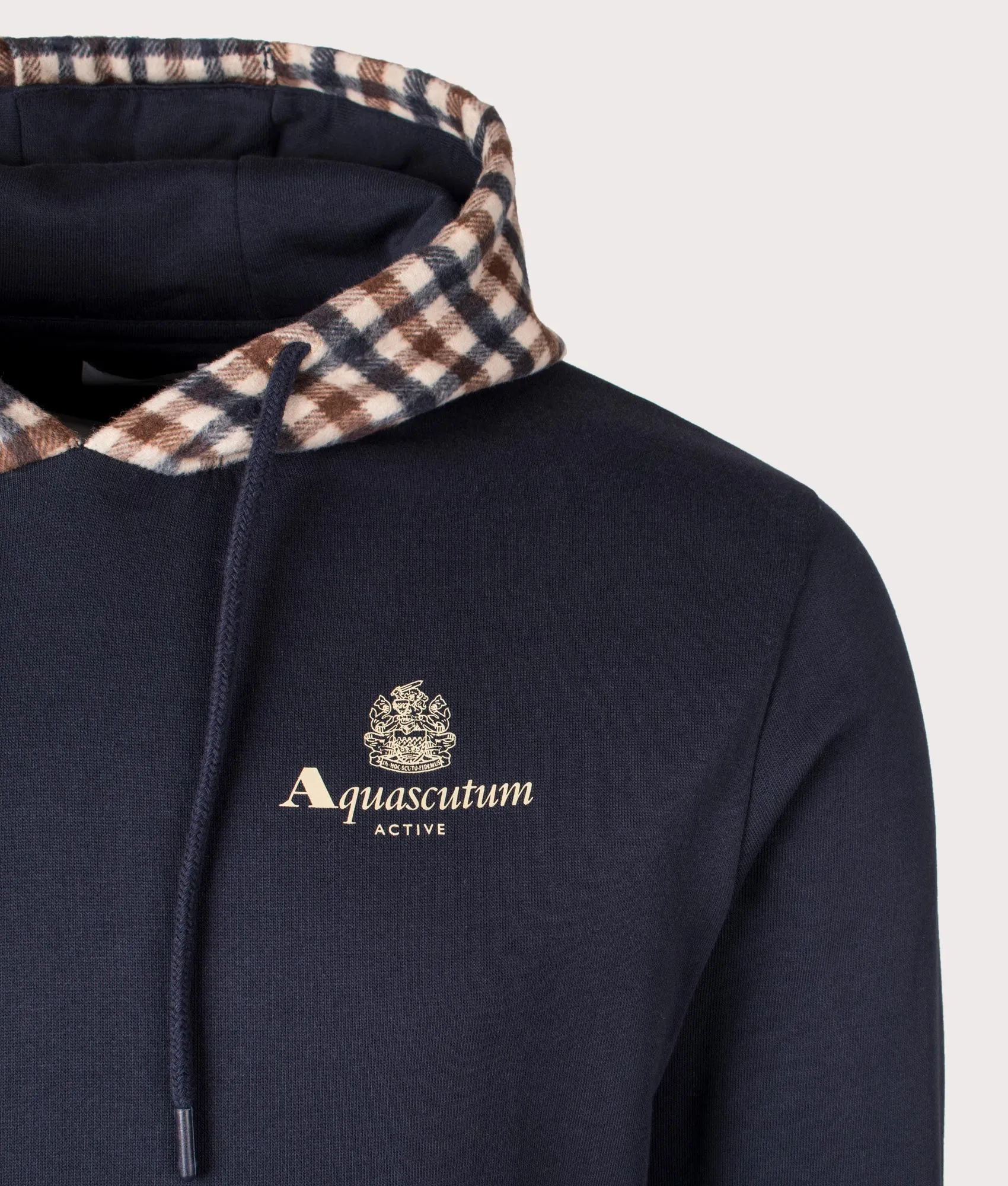 Active Club Check Merino Hoodie sold by EQVVS product image thumbnail 2