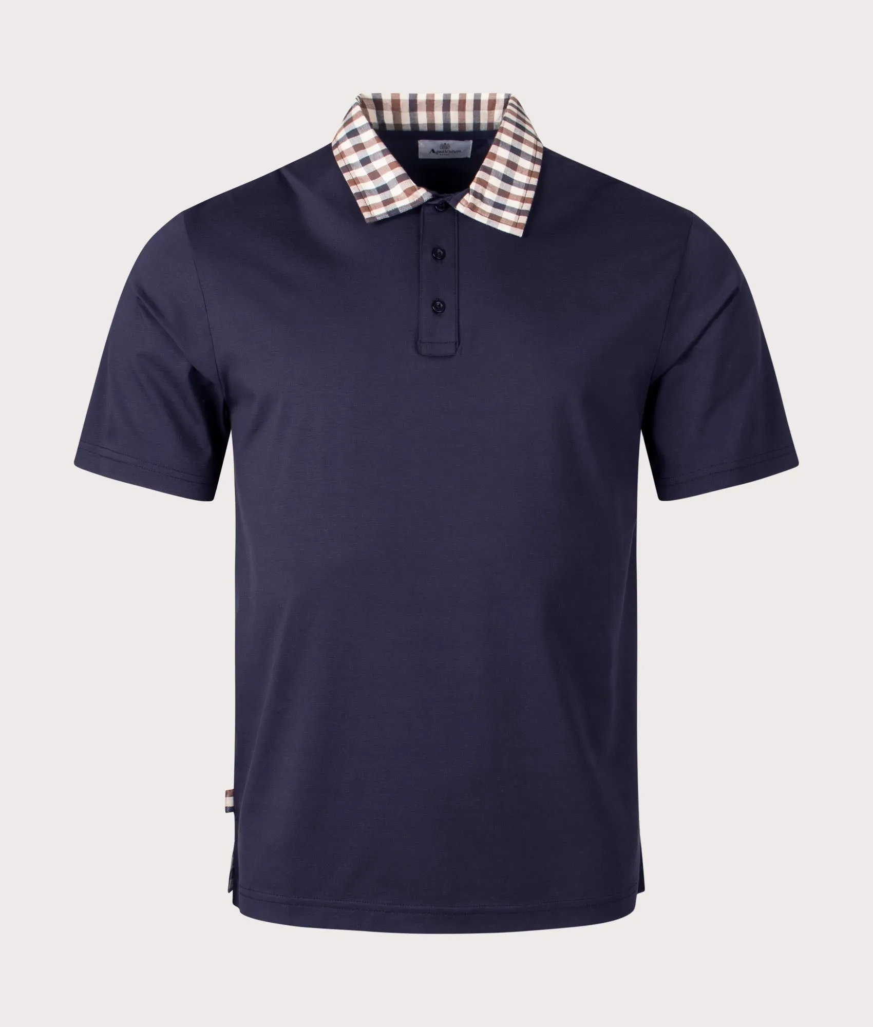 Supima Club Check Rib Polo Shirt sold by EQVVS