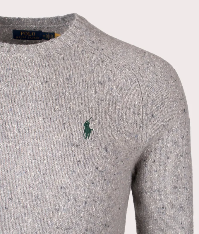 Speckled Wool-Blend Jumper sold by EQVVS