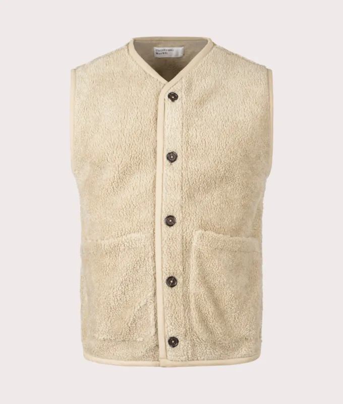 Mountain Fleece Lancaster Gilet sold by EQVVS