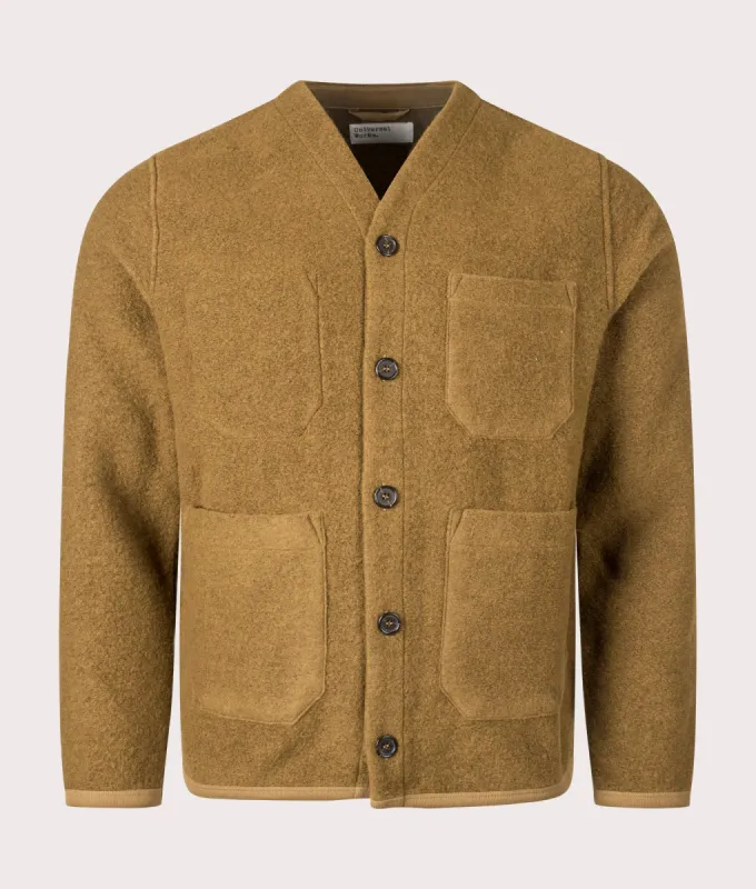 Wool Fleece Cardigan sold by EQVVS