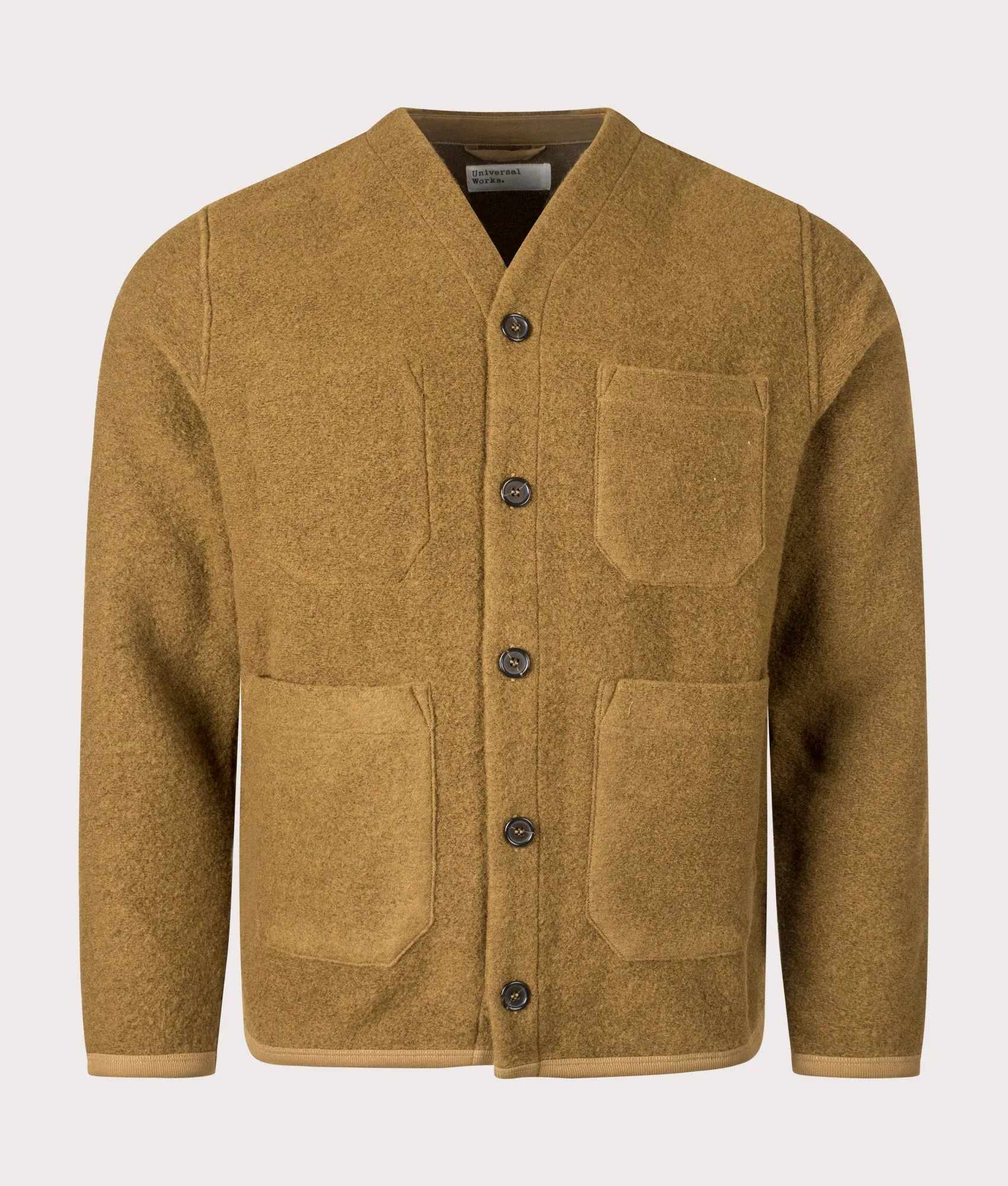 Wool Fleece Cardigan sold by EQVVS