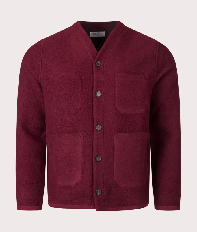 Wool Fleece Cardigan sold by EQVVS