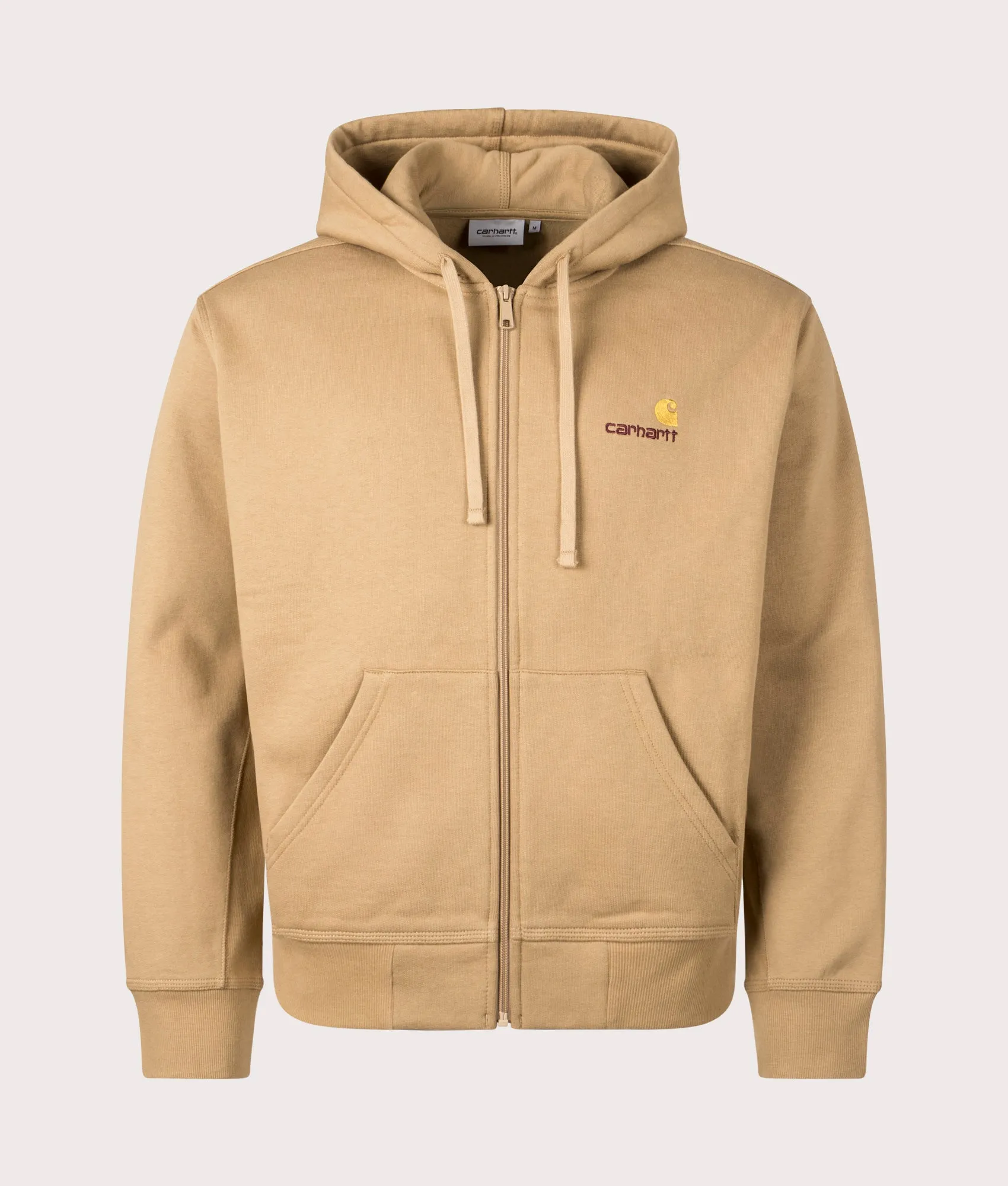 Relaxed Fit American Script Zip Through Hoodie sold by EQVVS