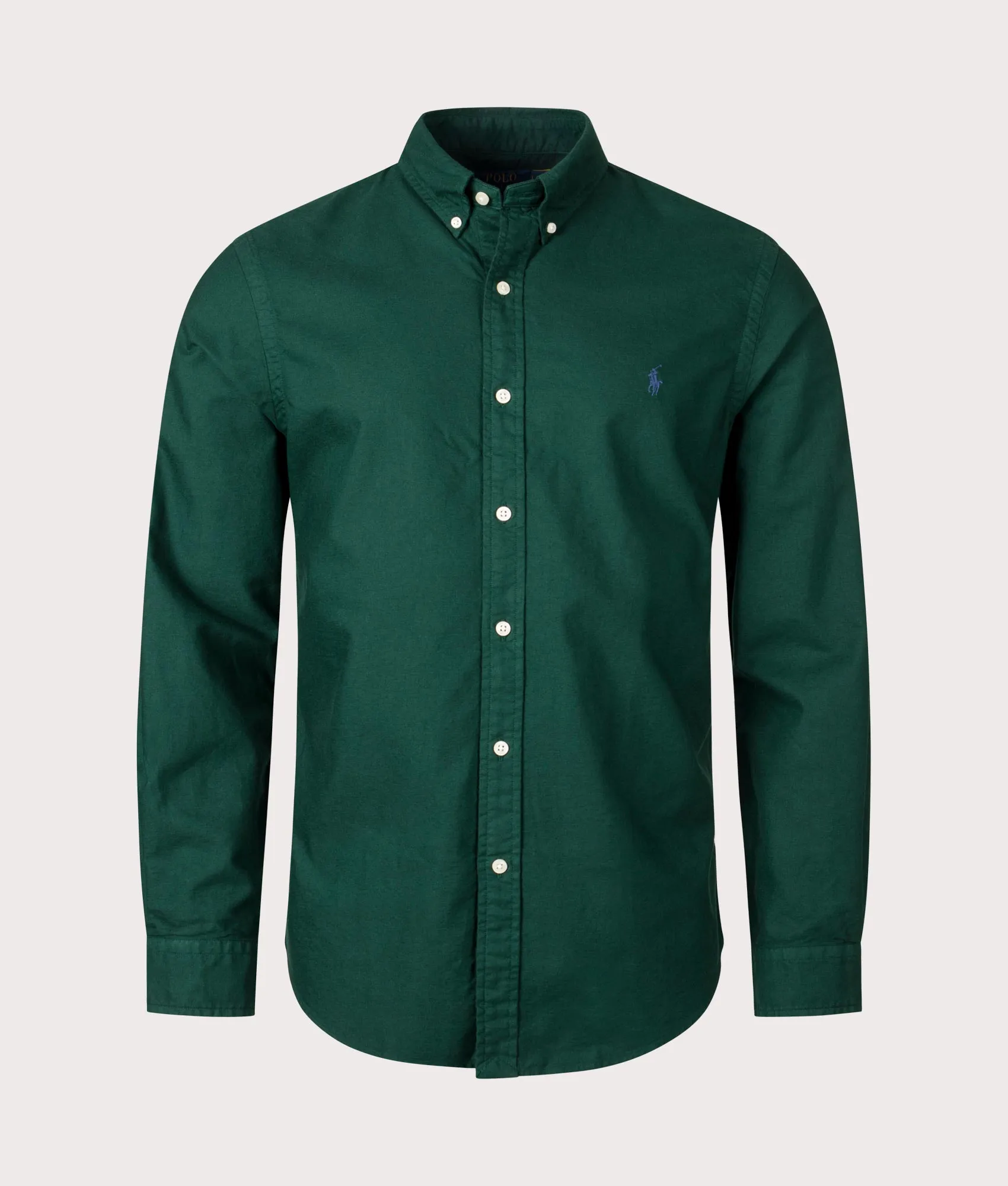 Slim Fit Garment-Dyed Oxford Shirt sold by EQVVS