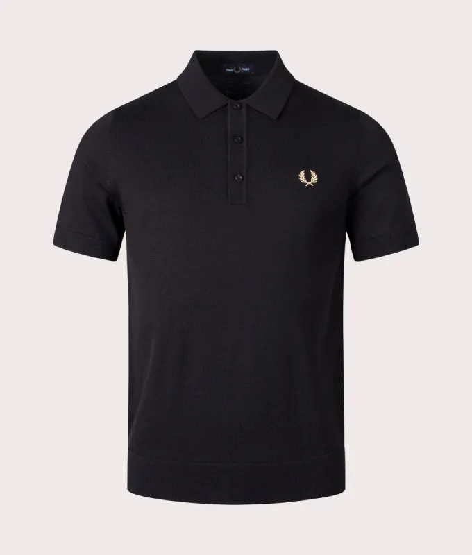 Classic Knitted Polo Shirt sold by EQVVS