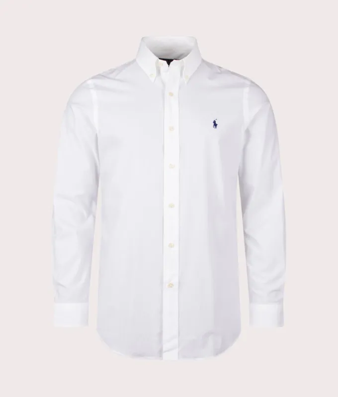 Custom Fit Stretch Poplin Shirt sold by EQVVS