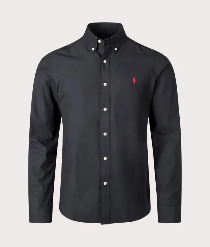 Custom Fit Stretch Poplin Shirt sold by EQVVS