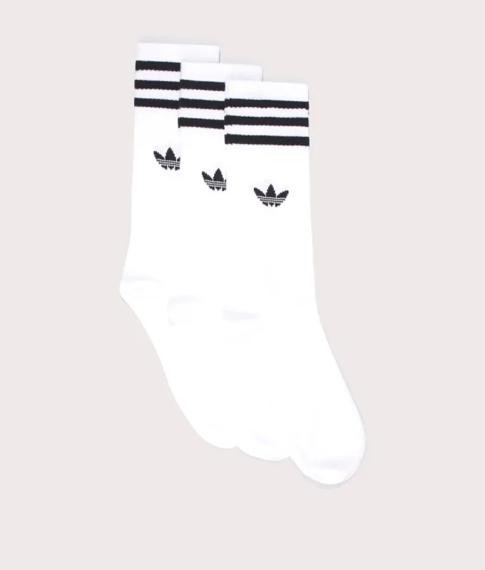 3 Pack High Socks - Large made by Adidas