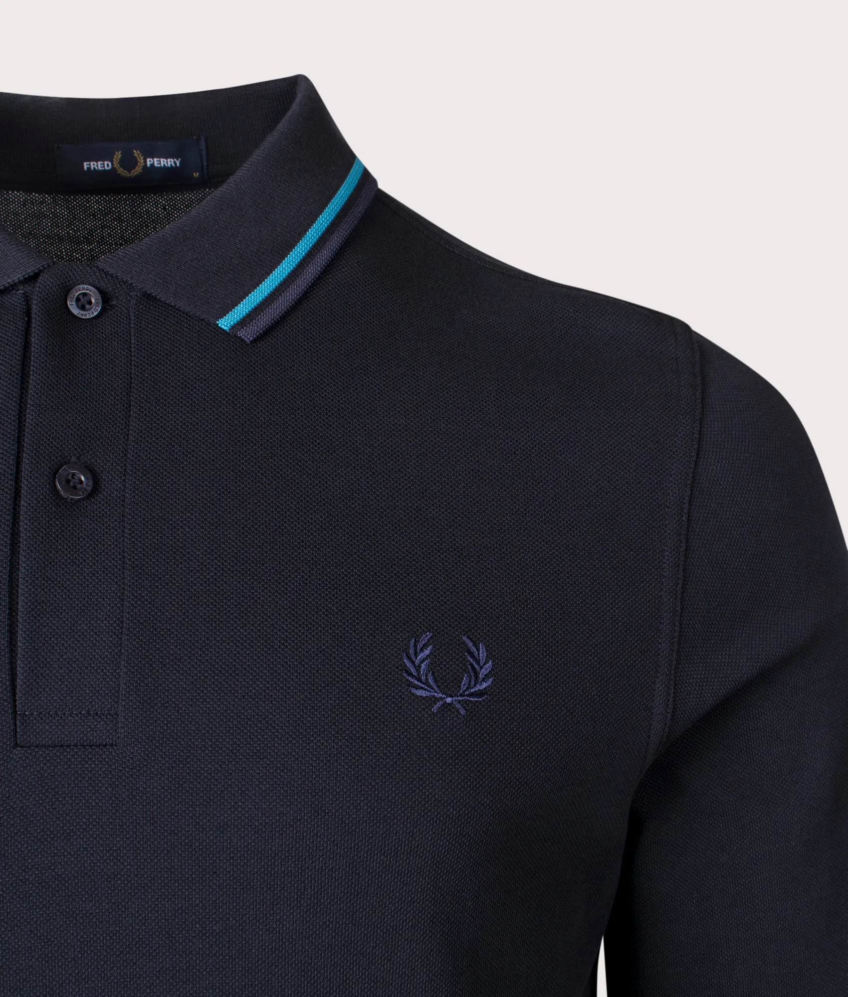Long Sleeve Twin Tipped Polo Shirt sold by EQVVS product image thumbnail 2