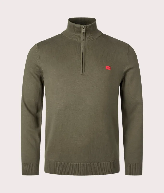 San Quintus Quarter Zip Jumper made by HUGO