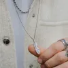 Sterling Silver Ethereal Feather Necklace sold by EQVVS