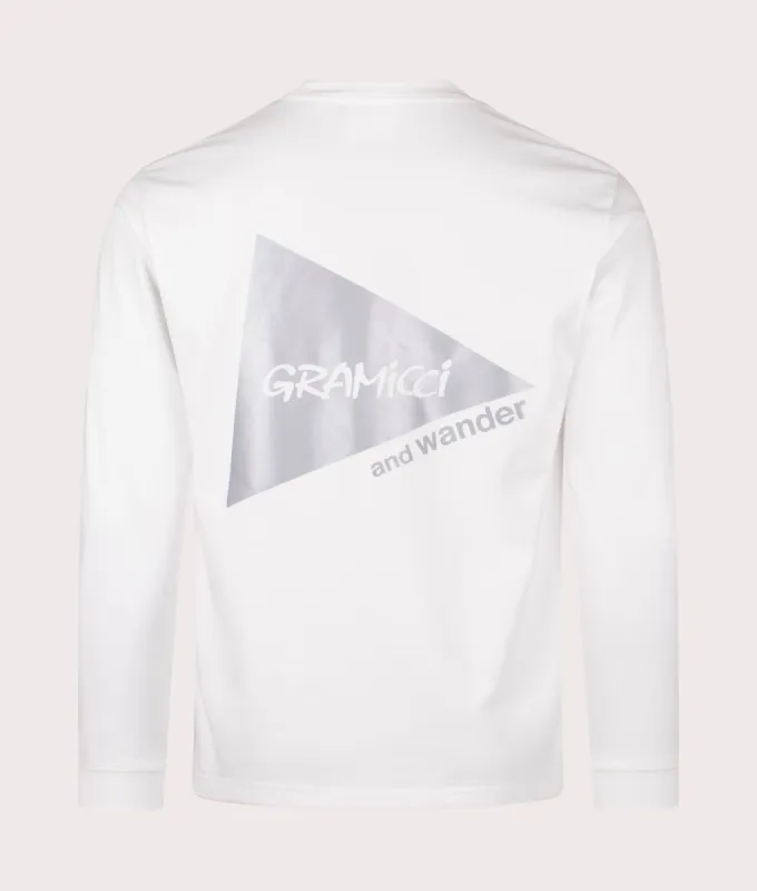 x and wander Backprint Long Sleeve T-Shirt sold by EQVVS
