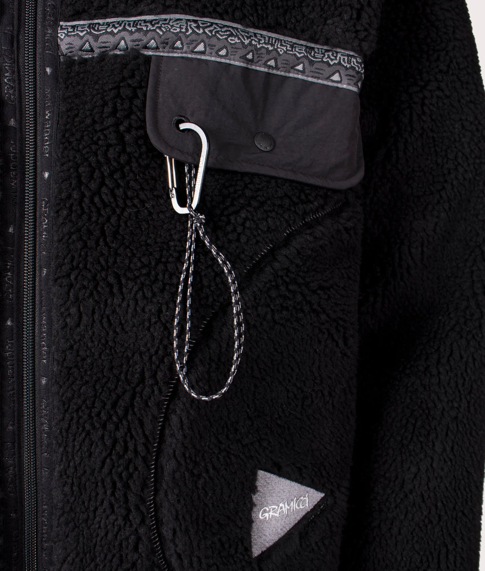 x and wander JQ Tape Fleece Jacket sold by EQVVS product image thumbnail 2