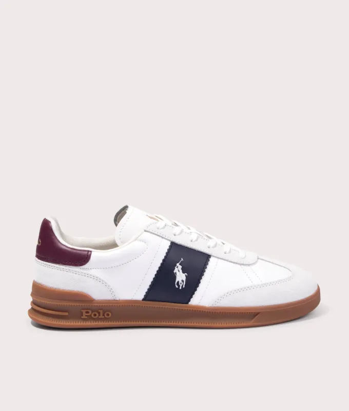 Heritage Aera Leather Suede Low Top Sneakers sold by EQVVS