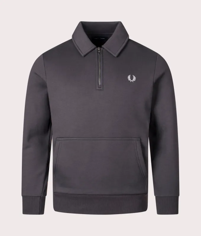 Quarter Zip Fleeceback Sweatshirt sold by EQVVS