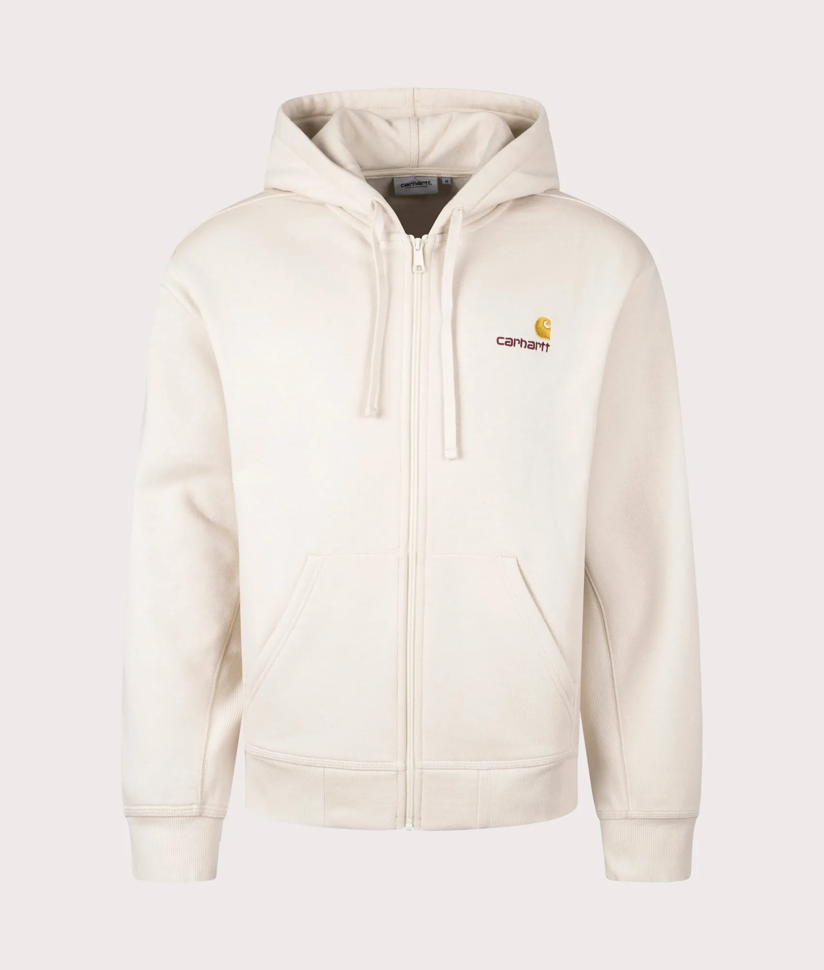 Relaxed Fit American Script Zip Through Hoodie sold by EQVVS