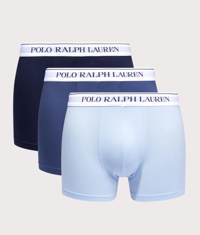 3 Pack of Classic Stretch Cotton Trunks made by Polo by Ralph Lauren
