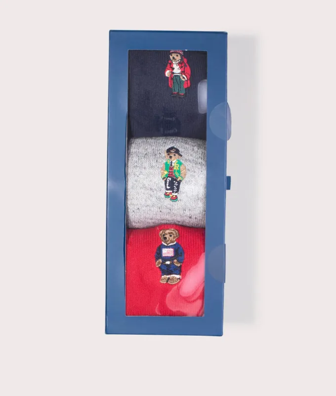 Three Bears Socks Giftbox made by Polo by Ralph Lauren