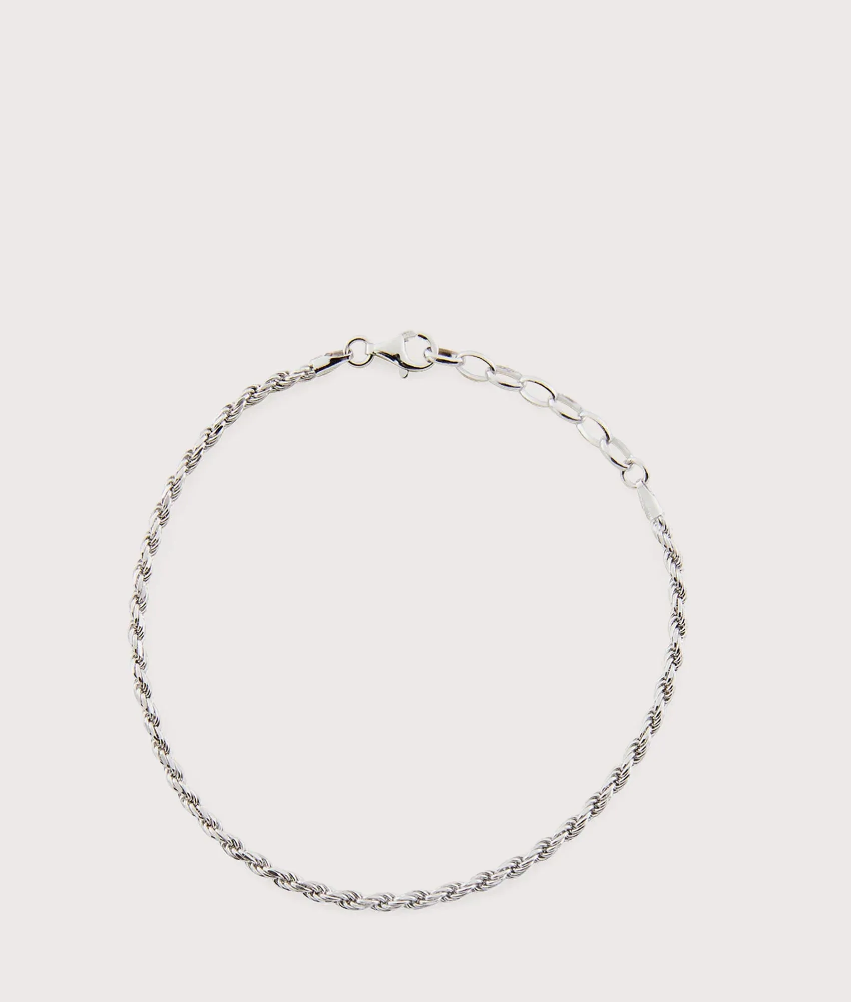 Sterling Silver Rope Bracelet sold by EQVVS product image thumbnail 2