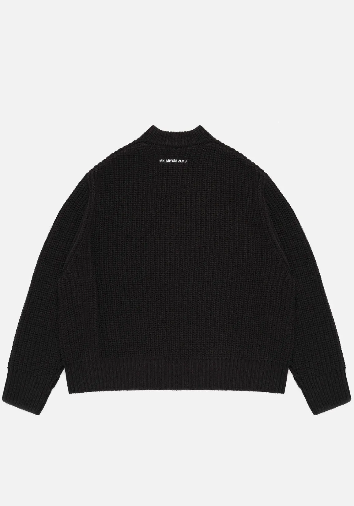 Oversized Fit Chunky Rib Knit Crewneck Jumper sold by EQVVS product image thumbnail 3