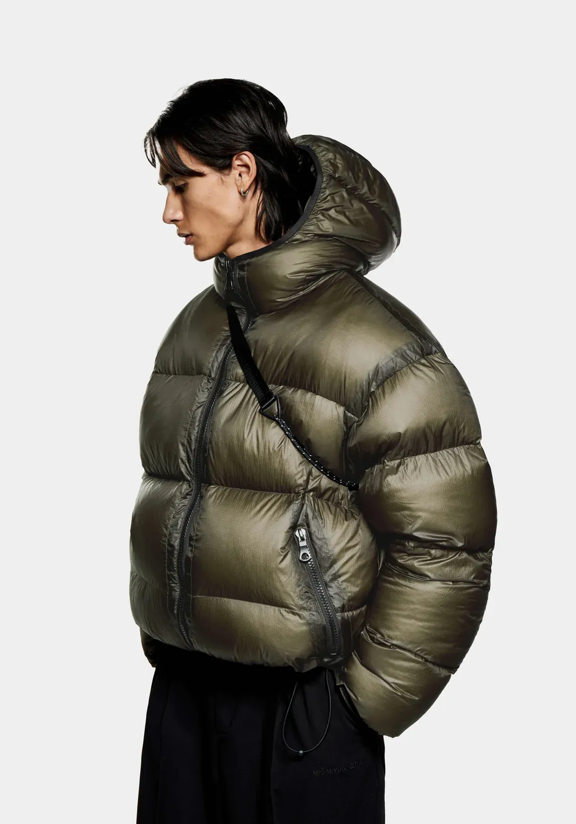 Oversized Fit Translucent Bubble Jacket sold by EQVVS