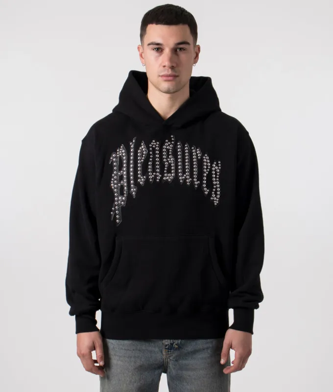 Relaxed Fit Twitch Studded Hoodie sold by EQVVS