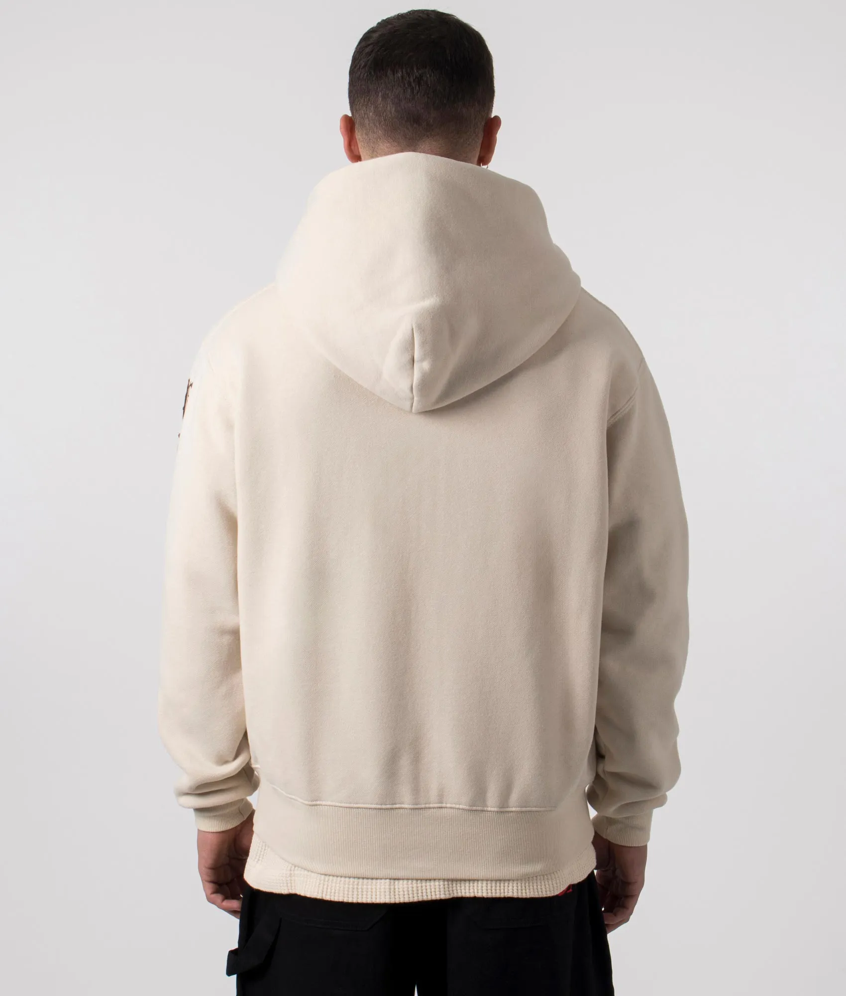Relaxed Fit Old English Zip Up Hoodie sold by EQVVS product image thumbnail 2