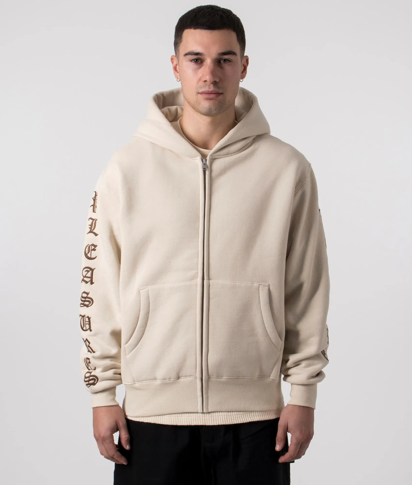 Relaxed Fit Old English Zip Up Hoodie sold by EQVVS
