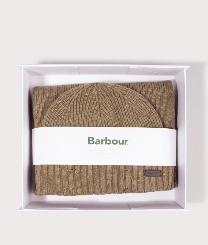 Carlton Fleck Beanie & Scarf Gift Set sold by EQVVS