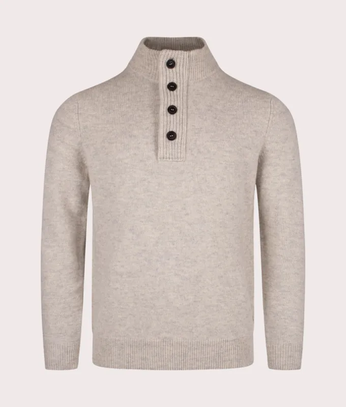 Essential Patch Half Zip Knitted Jumper sold by EQVVS