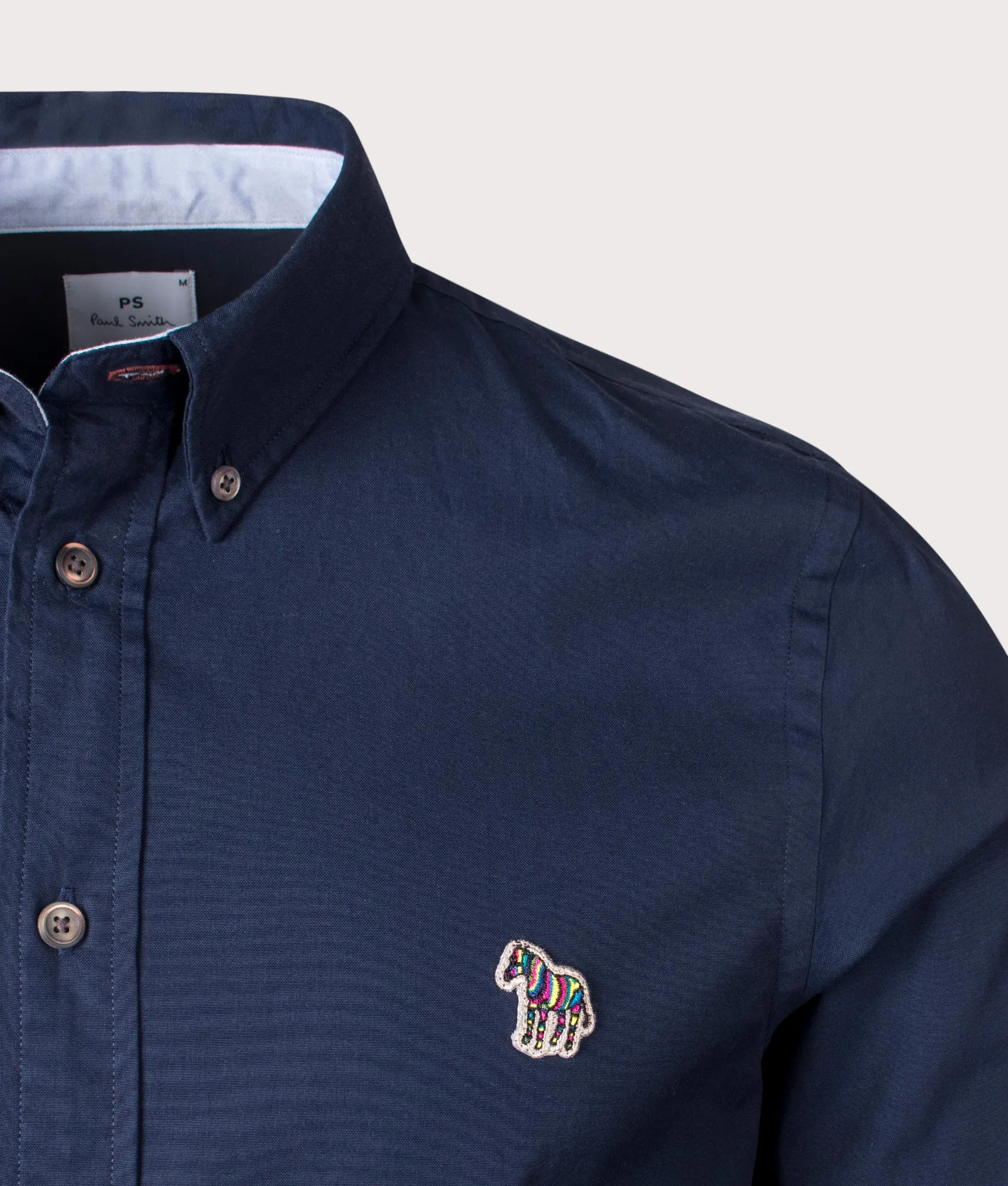 Slim Fit Long Sleeve Zebra Shirt sold by EQVVS product image thumbnail 2