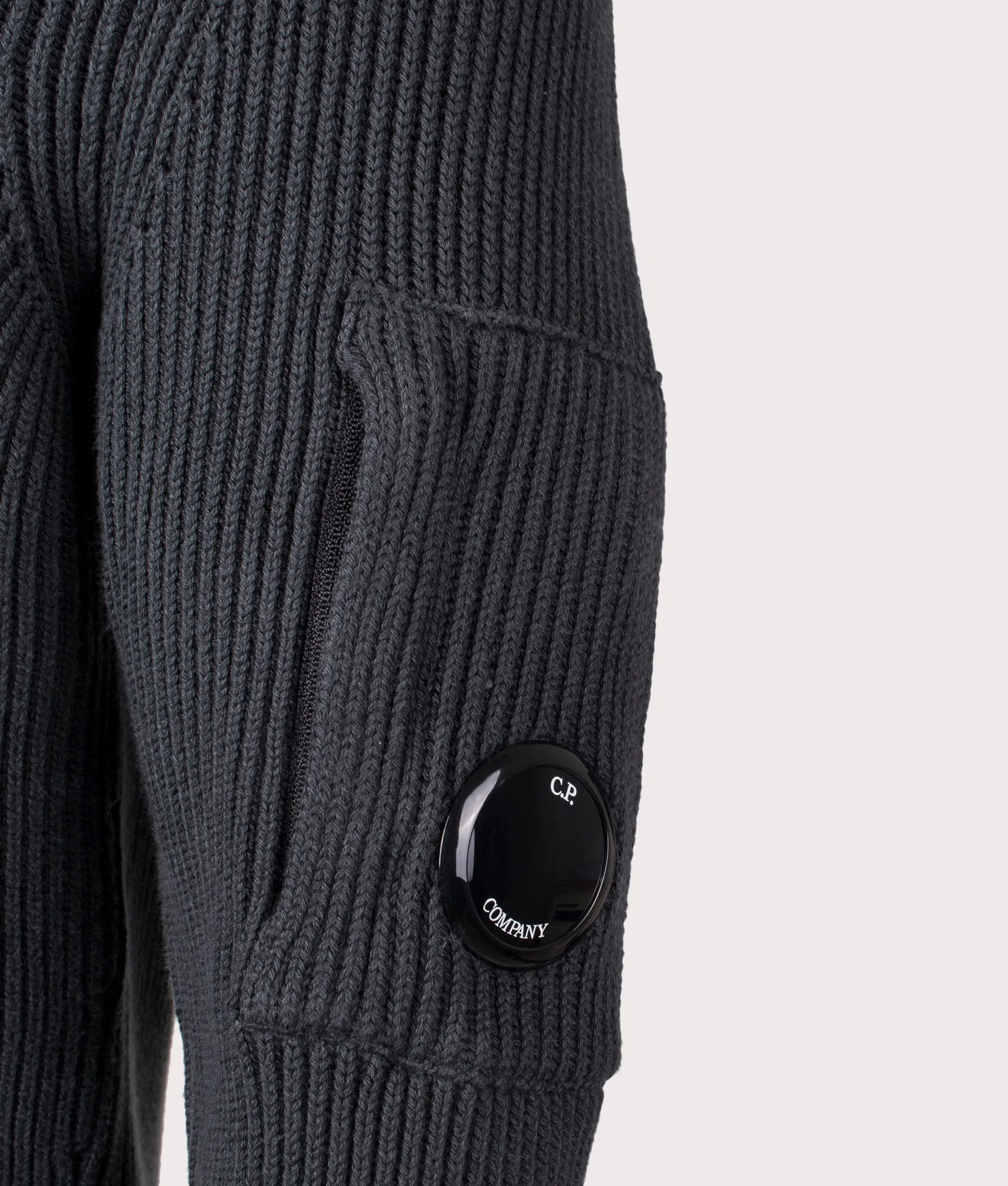 Full Rib Quarter Zip Knitted Jumper sold by EQVVS product image thumbnail 2