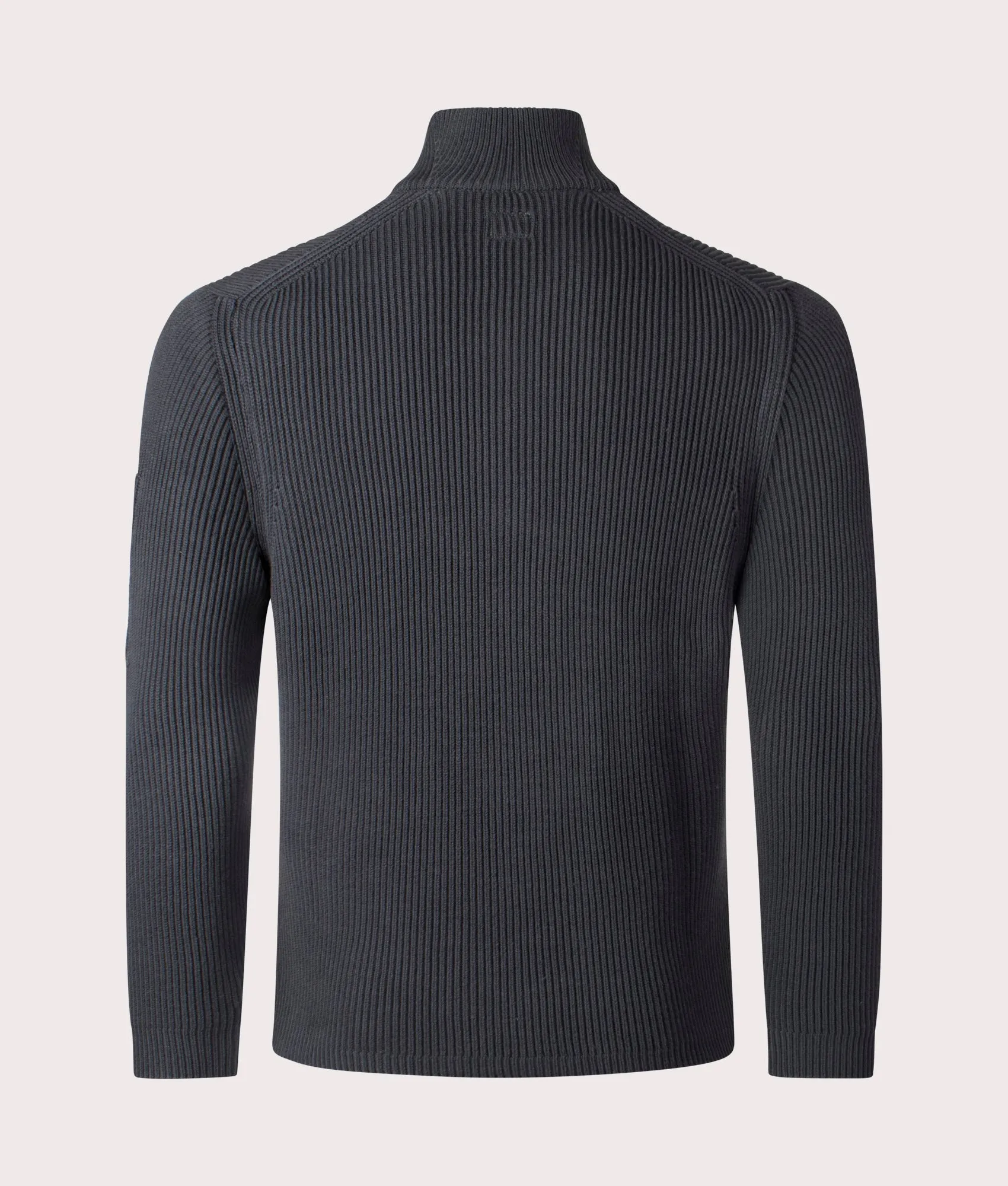 Full Rib Quarter Zip Knitted Jumper sold by EQVVS product image thumbnail 4