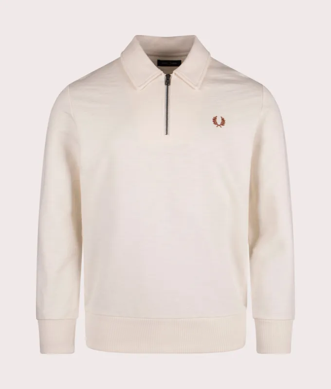 Quarter Zip Collar Sweatshirt sold by EQVVS