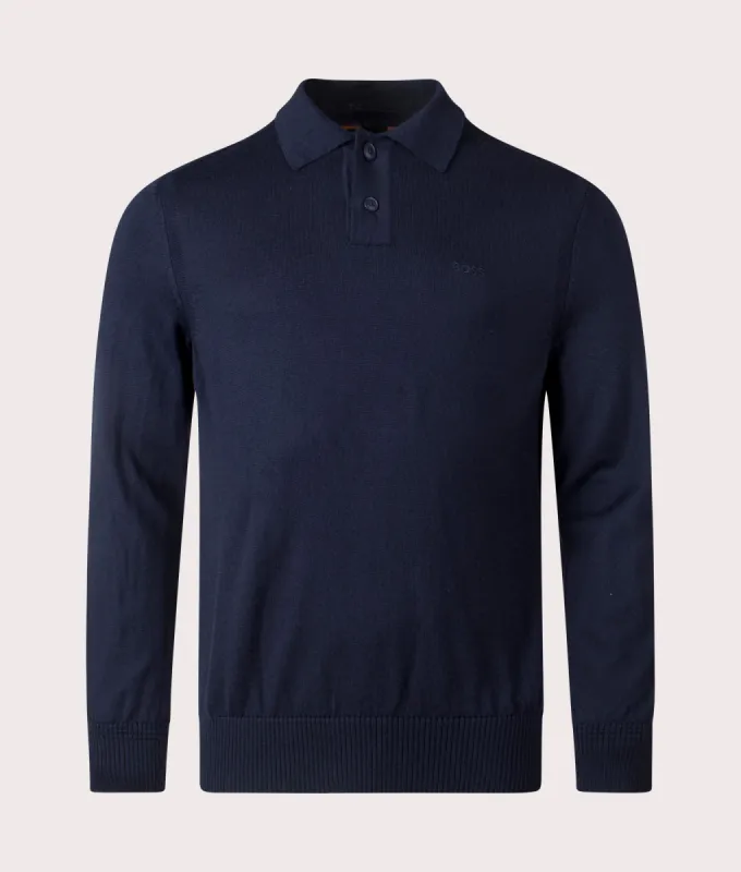Long Sleeve Avac Knitted Polo Shirt sold by EQVVS